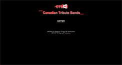 Desktop Screenshot of canadiantributebands.com